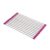 Stainless Steel Dish Drying, Pack Of 2 Roll-Up Dish Drying Rack, Kitchen Sink Mat, 12 Tubes, Multicolor, Multiple Sizes(Pink,470X220MM)