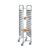 Stainless Steel Kitchen Work Table Trolley Cart with Wheels & Brake, Bakery Serving Rack for Food Prep &, Heavy-Duty Kitchen Utility Cart,L
