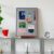 Stainless Steel Magnetic Bulletin Board Color Border Wall Magnet Board for Photos Notes Home Decor (31.49×23.62in)