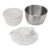 Stainless Steel Salad Spinner, Large Capacity Lettuce Spinner, Manual Vegetable Dryer and Fruit Washer with Double-Layer Drain Basket