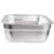 Stainless Steel Square Colander, Kitchen Basket with Uniform Drainage Holes for Efficient Rinsing, Large Square Container for Kitchen Use, Vegetable Washing Basin, Ideal for Food Prep and Storage