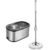 Stainless Steel Swivel Mop Household Hand Wash Free Clean Lazy