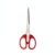 Stainless Steel Utility Scissors with PVC Handles for Paper, Thread, and Crafts (1 PC)