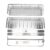 Stainless Steel Wall Mounted Shower Caddy Organizer with Towel Bar, Simple Stylish Design, Space Saving, Multifunctional Storage Layers, Durable for Bathroom