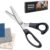 Stainless Steel Zig Zag Pinking Shears, DIY Serrated Sewing Scissor，1PCS#