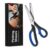 Stainless Steel Zig Zag Scissors with Serrated Scalloped Teeth 5mm (Black)