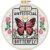 Stamped Cross Stitch Kits for Beginners-Butterfly,with Embroidery Hoop