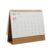 Standing Binding Desk Coil Monthly Planner with Flip Calendar