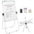 Stand White Board – 36 x 24 Inch Double Sided Magnetic Dry Erase Board with Stand Height Adjustable, 3′ x 2′ Flip Chart Easel Stand Portable(White)