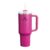 STANLEY 1913 Quencher H2.0 Flowstate Tumbler 1.2L – Cold for 11 Hours – Iced for 48 Hours – Metal Water Bottle with Straw, Handle and Lid – Dishwasher Safe – Travel Mug for Cold Drinks – Fuchsia