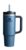 STANLEY 30 oz. | Quencher H2.0 Tumbler with Handle and Straw | Flowstate 3-Position Lid | Cup Holder Compatible for Travel | Insulated Stainless Steel Cup | BPA-Free | Hammertone Lake Blue