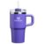 STANLEY Quencher H2.0 Tumbler with Handle and Straw 20 oz | Flowstate 3-Position Lid | Cup Holder Compatible for Travel | Insulated Stainless Steel Cup | BPA-Free | Dahlia Shimmer (Purple)