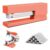 Stapler 25 Sheet Capacity with 830 Staples and Staple Remover, Orange