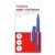 STAPLES Inspire Felt Tip Pen, Medium Point, 0.7mm, Blue Ink, Dozen