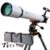 Starboosa Telescope 70mm Aperture and 700mm Focal Length – Professional Astronomy Refractor Telescope for Beginners – with Phone Mount,Stainless Tripod,Handbag,Metal 5X Barlow Lens,Filter