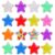 Star Fidget Squeeze Toy, Soft Rubber Stress Relief Ball with Filled Beads, Squishy Pentagram Sensory Toy for Adults Kids, Casual Decompression Party Favour