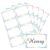 STARLIBOO Holographic Colored Labels Stickers, 3X2 Inch Removable Large Label Stickers for Moving Boxes and Storage Bins Tear Resistant-Silver