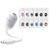Star Projector Night Light, USB Galaxy Lamp 12 Slides Flexible Gooseneck