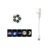 Starry Sky Moon Projection Lamp, USB Flexible Gooseneck Galaxy Projector Night Light with Assorted Space Film Slides, LED Ambience Projector Light for Bedroom Ceiling, Aesthetic Decor for Room