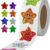 Star Stickers for Kids Reward 10 Rolls 500Pcs/roll New Stars Stickers Thank You Photocard Decor Packaging Pack Roll Rolling Lables