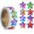 Star Stickers for Kids Reward 6 Rolls 500pcs/roll Color Holographic Star Stickers Birthday Wedding Gift Party Decor Seals Label Envelope Baking Labels Sticker