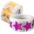 Star Stickers for Kids Reward 8 Rolls 500pcs/roll Mix Color Sealing Stickers Self Adhesive Decorative
