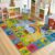 STARUIA ABC Kids Rug for Playroom, Non-Slip Educational Toddler Rug for Learning Alphabet Animals Numbers Months Shapes, Washable Playroom Rugs for Daycare Classroom Nursery Decor (36″X59″)