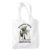Star Wars Master Yoda Grocery Travel Reusable Tote Bag, White, 38X42Cm