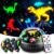 Staryou Dinosaur Toys for Kids 3-5, 【Remote+3 Films+93 Effects】 Dinosaur Toys for Kids 2-4, 【3 Timer+5 Brightness】 2 Year Old Boy Gift, Rotate 2 Year Old boy Birthday Gift, Boys Toys