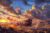 Station Wagon Silhouette in Desert Glow，Wild West Sunset 35 Piece Jigsaw Puzzle Cardboard Pieces with Precise Fit | Decorative Puzzle Craft for Living Room Accent