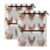 STAYTOP Farm Roosters Hens Eggs Pencil Pouch for 3 Ring Binder 2 Pack