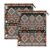 STAYTOP Southwest Aztec Pattern Pencil Pouch for 3 Ring Binder 2 Pack