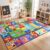 ST. BRIDGE Educational Kids Area Rug 7×10 Feet, Non Slip Play Mat Learning with ABC Alphabet & Animals for Preschool Toddler, Soft Washable Carpet for Playroom Nursery Classroom, Multi Color