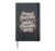 Steady spouse behind the sirens firefighter spouse Hardcover Journal, Black
