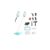 Steam Mops for Floor Cleaning,All-in-One Steam Cleaner for Home with 2 Levels Steam Mode,350ML Tank,23FT Cord, Detachable Handheld Steam Cleaner for Tile,Grout,Furniture,Carpet,Grill,Wall