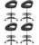 Stella Mia Ergonomic Drafting Chair for Standing Desk, Swivel Rolling Stool
