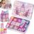 STEM MATCH Magnetic Tiles Girls Travel Toy: 42 PCS Pink Glitter Castle Tin Box & Princess Unicorn Mini Magnetic Tiles: 408g Travel Airplane Essentials