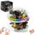 STEM Robot Building Kit for Kids Ages 8-14, 804 PCS Remote & APP Control Spherical Robotics Toy with LED Expressions & Cyberpunk Lights, Programmable Rolling Technic Coding Set, Gift for Boys & Girls