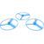 Stem Source 3-Count Replacement Fans for Snap Circuits Projects Compatible with 6SCM1F ClassPack & Standard Motor Modules – Essential Spare Parts for Schools & Hobbyists (Blue Glow)