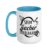 STEM Teacher Unbreakable Ceramic Mug, Blue/White, 15oz
