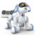 STEMTRON Programmable Remote Control Robot Cat Robot Dog for Kids, Interactive Robotic Dog Robotic Cat, Robo Dog Robo Cat, RC Robot with Touch Sensing, LED Eyes, Dance & Music