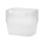 Sterilite 7 x 11 x 14.25 Inch Polished Open Scoop Front Storage Bin with Comfortable Carry Through Handles for Household Organization, Clear (6 Pack)