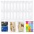 Sticker & Card Organizer, Clear Snap Envelopes with 24 Labels, 20 Pack