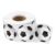 Stickers Roll of 500 Soccer Shaped Self-Adhesive 500pcs Labels