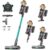 Stick Vacuum Cleaner with LED Display, Anti-Tangle, 60-Min Runtime