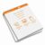 Sticky Easel Pad 25 x 30 Inches, 2 Pack Self Adhesive Flip Chart Paper, Bleed Resistant Large Presentation Pad, Portable Stick On Whiteboard Sheets for Office, Classroom & Meetings