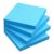 Sticky Notes 3×3 in, Self-Adhesive Note, 4 Pads, 100 Sheets/Pad (Blue)