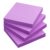 Sticky Notes 3×3 in, Self-Adhesive Note, 4 Pads, 100 Sheets/Pad (Purple)
