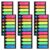 Sticky Tabs, 1200 Pcs Arrow Sticky Notes Translucent Stickys-Index-Tabs 10 Primary Color Stickys Tabs for Books Page Markers Stickys Tab Book Annotation for Books Page Bookmarks