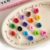 Stiesy 160Pcs Acrylic G Letter Beads Large Hole Capital Alphabet Beads